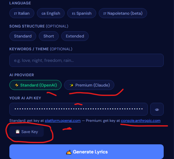 Lyrics Only